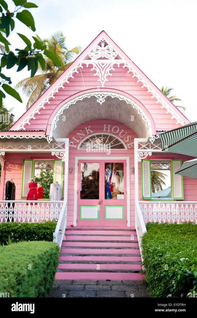 the-pink-house-local-shop-in-mustique-island-st-vincent-and-the ...